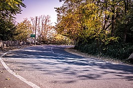 路,山,秋
