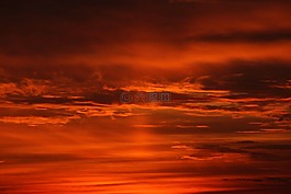 日落,太陽,天空