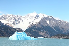 冰山一角,阿根廷,山