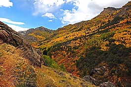 內(nèi)華達(dá)州,山,溝