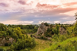 岩,kadzielnia,凯尔采