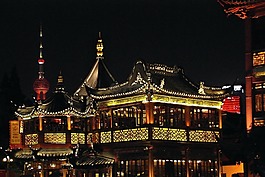 中國,上海,古老的小鎮