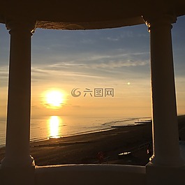 貝斯希爾,日落,英格蘭