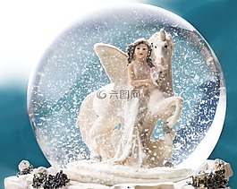 雪球,小精靈,獨角獸