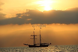 丹麥,帆船,波羅的海