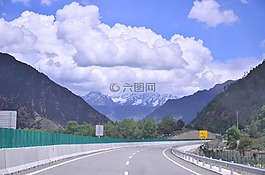 山,旅游,馬路