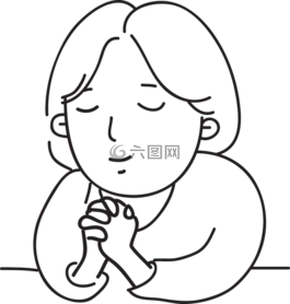 男人,祷告,希望