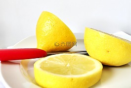 柑橘類水果,檸檬,黃色