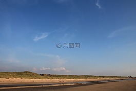北海,海灘,荷蘭