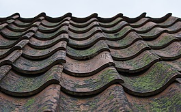 屋頂,平鋪,屋面瓦