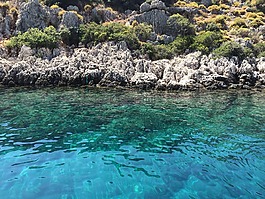 水晶水域,浏览,kekova