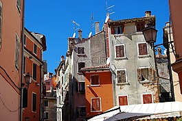 小镇,城市,老