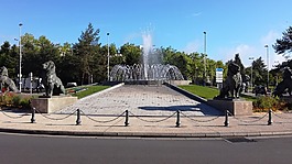 elancourt,回旋處,噴泉