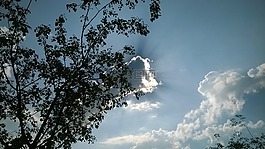 太陽,隱藏,云