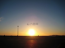 海灘,發(fā)光,海
