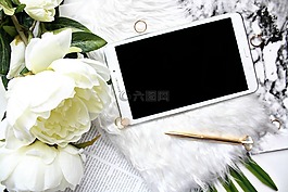辦公桌,ipad,片劑