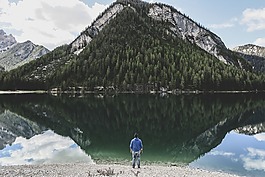 自然,景觀,山