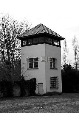 konzentrationslager,達豪,瞭望塔