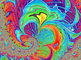 分形,藝術(shù),psychedelic