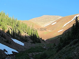 山,陰影,景觀