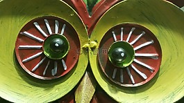 眼睛,金屬,圓