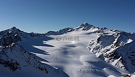 高山,阿爾卑斯山全景圖,山