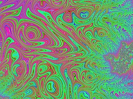 分形,艺术,霓虹灯