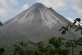 火山,哥斯达黎加,景观