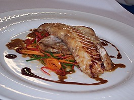 醬汁 teriyaka,健康的食物,魚