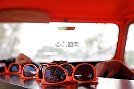 太陽鏡,橙,夏季