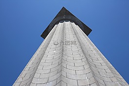 紀(jì)念碑,列,高大