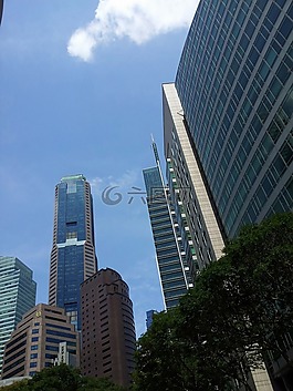 建筑物,城市,摩天大樓