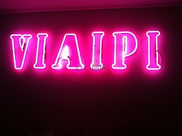 霓虹燈,光,viaipi