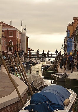 威尼斯,burano,通道