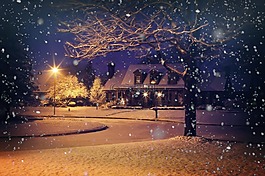 午夜雪,夜雪,雪
