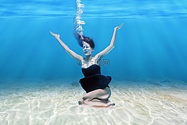 海,海洋,女子