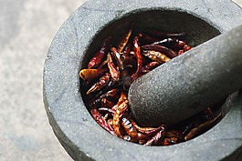 红辣椒,干的辣椒,辣椒粉干