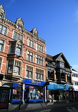 牛津大學(xué),商店,城市