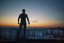 人,男子,側(cè)影