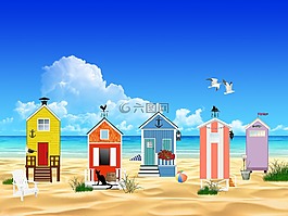 海灘,海洋,海