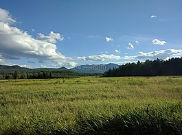 山,景觀,天空