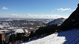 天空,藍(lán)色,山