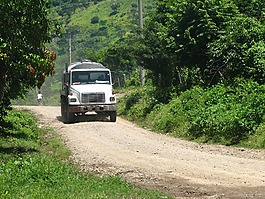 卡車,街,鄉(xiāng)村