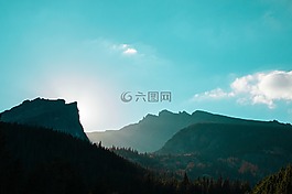 自然,景觀,山