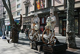 西班牙,巴塞羅那,街道景點(diǎn)