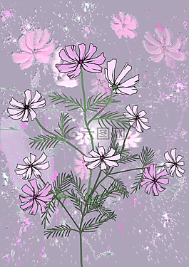 鲜花,背景,壁纸