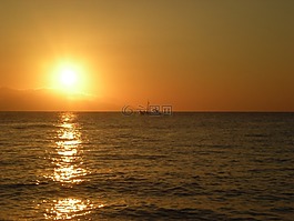 圣托里尼,日出,希臘島嶼