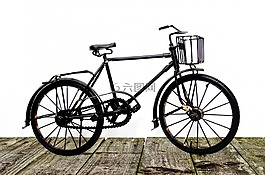 老,自行車(chē),街