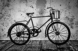 老,自行車(chē),街