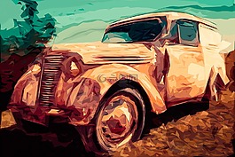 汽車,老車,經典汽車